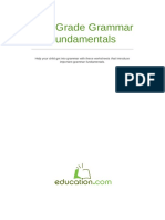 First Grade Grammar Fundamental 16 PDF