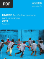 Informe "Acción humanitaria para la infancia 2019", de Unicef. 