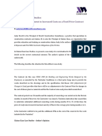 Case Study - Contractor's Entitlement To Increased Costs On A Fixed Price Contract