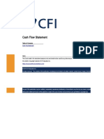 Cash Flow Statement Template