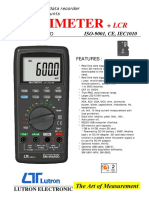 Multimeter: ISO-9001, CE, IEC1010