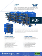 Filtre à eau pour réservoir d'eau industriel MF-1000-Pure Aqua,Inc