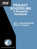 [International Series in Operations Research & Management Science] Erik Leuven Demeulemeester, Willy S. Herroelen - Project Scheduling_ a Research Handbook (2002, Springer)