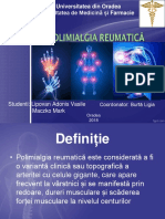 Polimialgia Reumatică Și Fasciita Difuză Eozinofilică