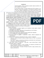 UTM - Proiect de An - Tehnologia Sosului de Lapte Si Derivatelor