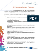 2 CodeWeek Partner Selection Process