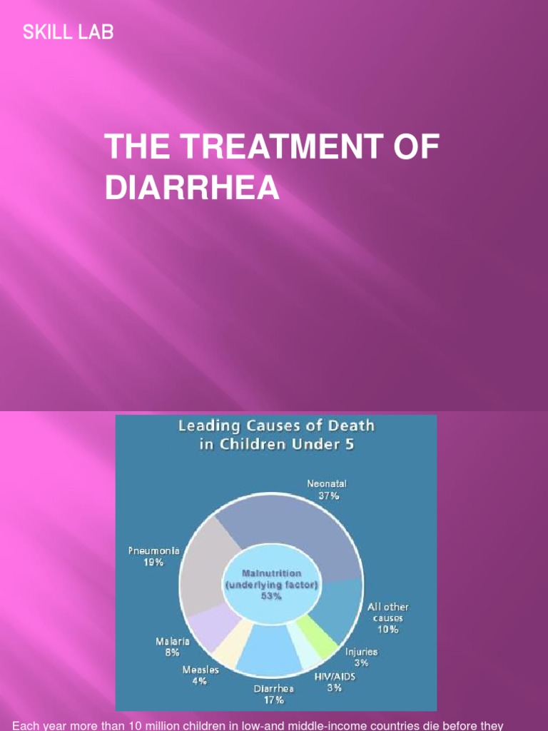 The Treatment of Diarrhea Skill Lab PDF Diarrhea Dehydration