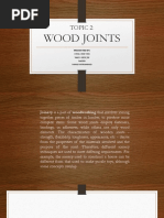 Topic 2 Wood Joints