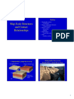 Map-Scale Structures and Contact Relationships: Outline