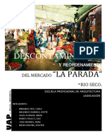 Descontaminación y Reordenamiento de La Parada Rio - Seco - Aqp