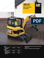 CAT 302.5C Mini Hydraulic Excavator PDF