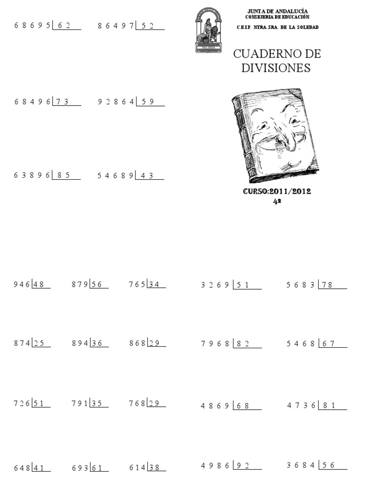 Cuadernillo Divisiones Dos Cifras Pdf Pdf
