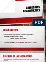 Categorías gramaticales