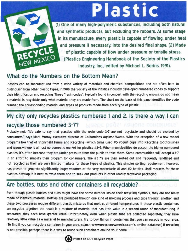 Plastic Recycling Numbers Plastic Polystyrene Free 30day Trial