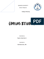 (Drug Study) : College of Nursing