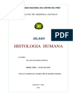 Silabo de Histologia 2018 i