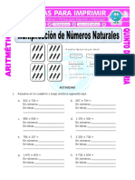 Multiplicación de Números Naturales para Quinto de Primaria