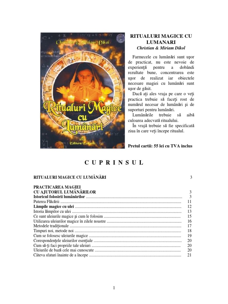 Ritualuri Magice Cu Lumanari Pdf Pdf