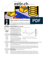 Etude Annuelle Du Marché Immobilier Suisse Par UBS - Investir - CH