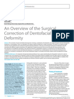 An Overview of The Surgical Correction of Dentofacial Deformity