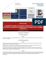 Pravilnik o Sadrzini Nacinu I Postupku Izrade I Nacinu Vrsenja Kontrole Tehnicke Dokumentacije Prema Klasi I Nameni Objekata PDF
