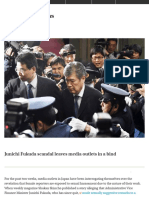 Junichi Fukuda Scandal | PDF | News Media | Harassment