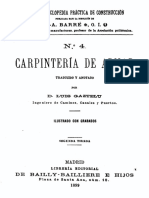 Tratado de Construccion en Madera 1899 Luis Gaztelu Carpinteria de Armar