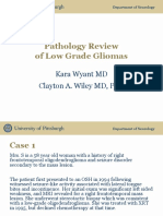Pathology Review of Low Grade Gliomas: Kara Wyant MD Clayton A. Wiley MD, PHD