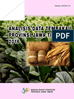 Analisis Data Tembakau Provinsi Jawa Timur 2016
