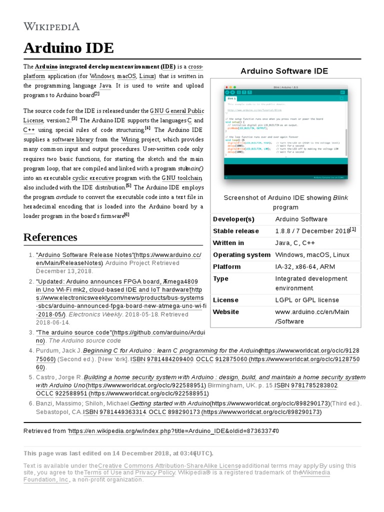 Arduino Ide | PDF | Arduino | Software