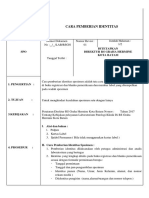 Cara Pemberian Identitas Lab PK