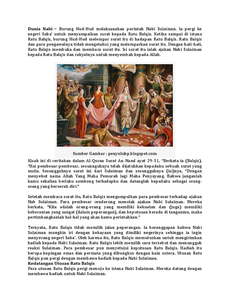 Cerita Nabi Sulaiman  PDF