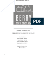 MARK395 Strategic Marketing Report