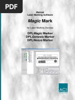 Software Manual DPL Magic Marker