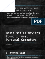 Basic Set of Devices Found in PC