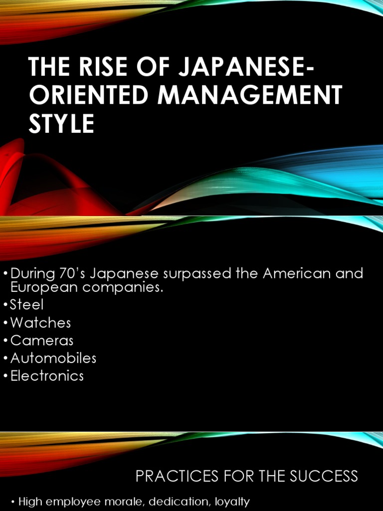 Japanese Management Practices Explained | PDF | Strategic Management ...