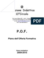 Scuole Marconi Piano Offerta Formativ POF2009/2010 Del 16 - 12 - 09