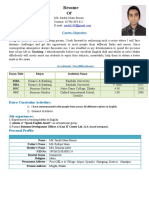 Rimon's CV Dhaka
