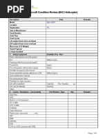 Aircraft Condition Review (B412 Helicopter)