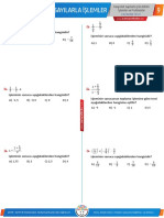 7.09 - Rasyonel Sayılarla Çok Adımlı İşlemler Ve Problemler Testi PDF