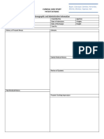 Clinical Case Study Format