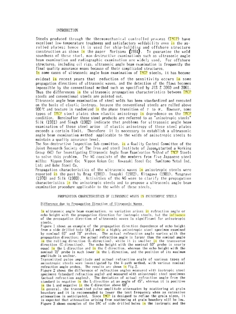 TMCP Material Testing | PDF