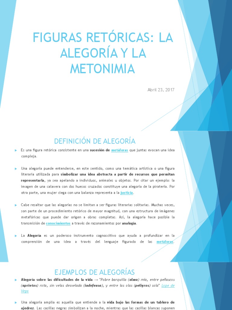 Definición y Ejemplos de Alegoría | PDF | Alegoría | Ciencia cognitiva