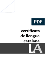 Certificats de Llengua Catalana