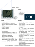 Si-813 Digital Thermohygrometer W Probe