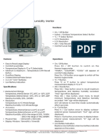 Si-813 Digital Thermohygrometer w Probe