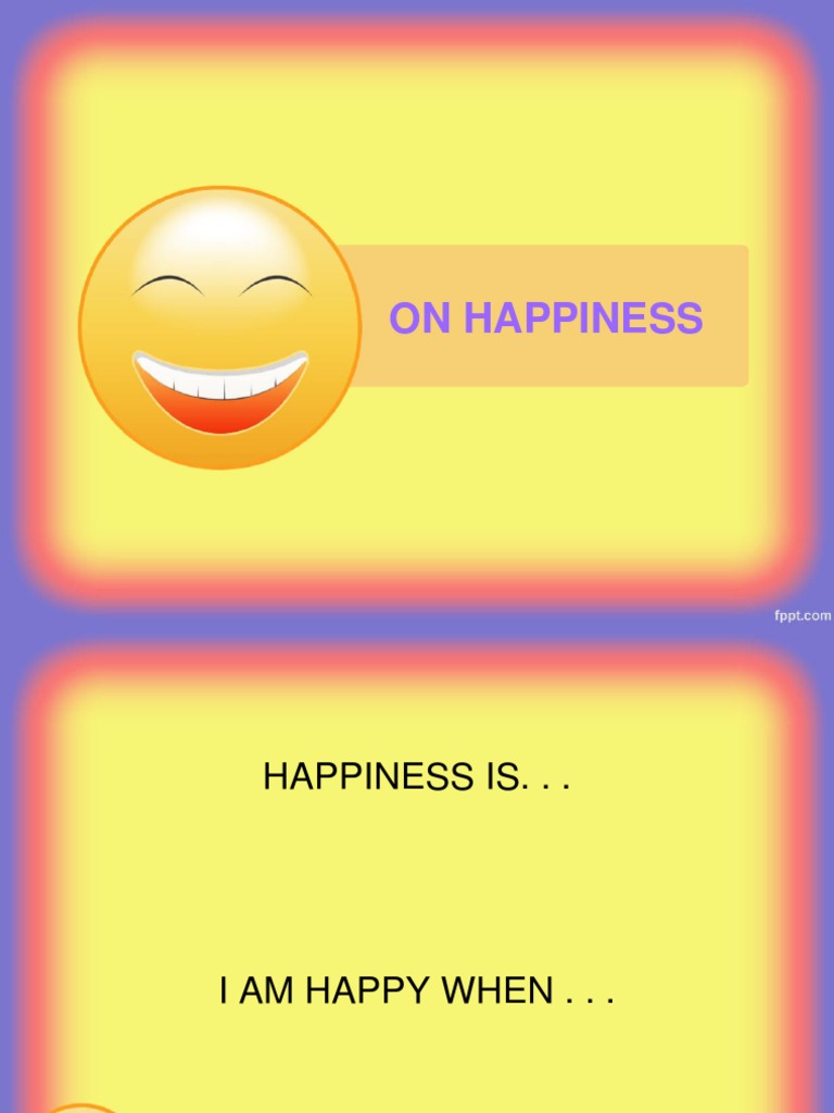 on-happiness-ppt