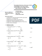 SEMESTER GANJIL MATEMATIKA = KELAS X