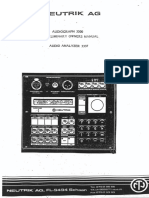 Audioghraph 3300 Neutrik Manual
