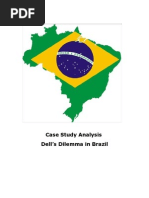 Download Case Study Analysis Dells Dilema in Brazil by Nuwan Silva SN39854173 doc pdf